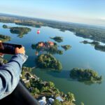 Perfect shot of Trakai Lake Castle