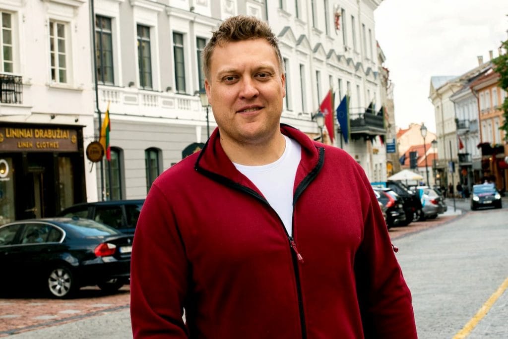 Hot Air Balloon pilot Vytautas Sviderskis