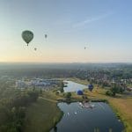 Oro balionai ryte kyla Birštone